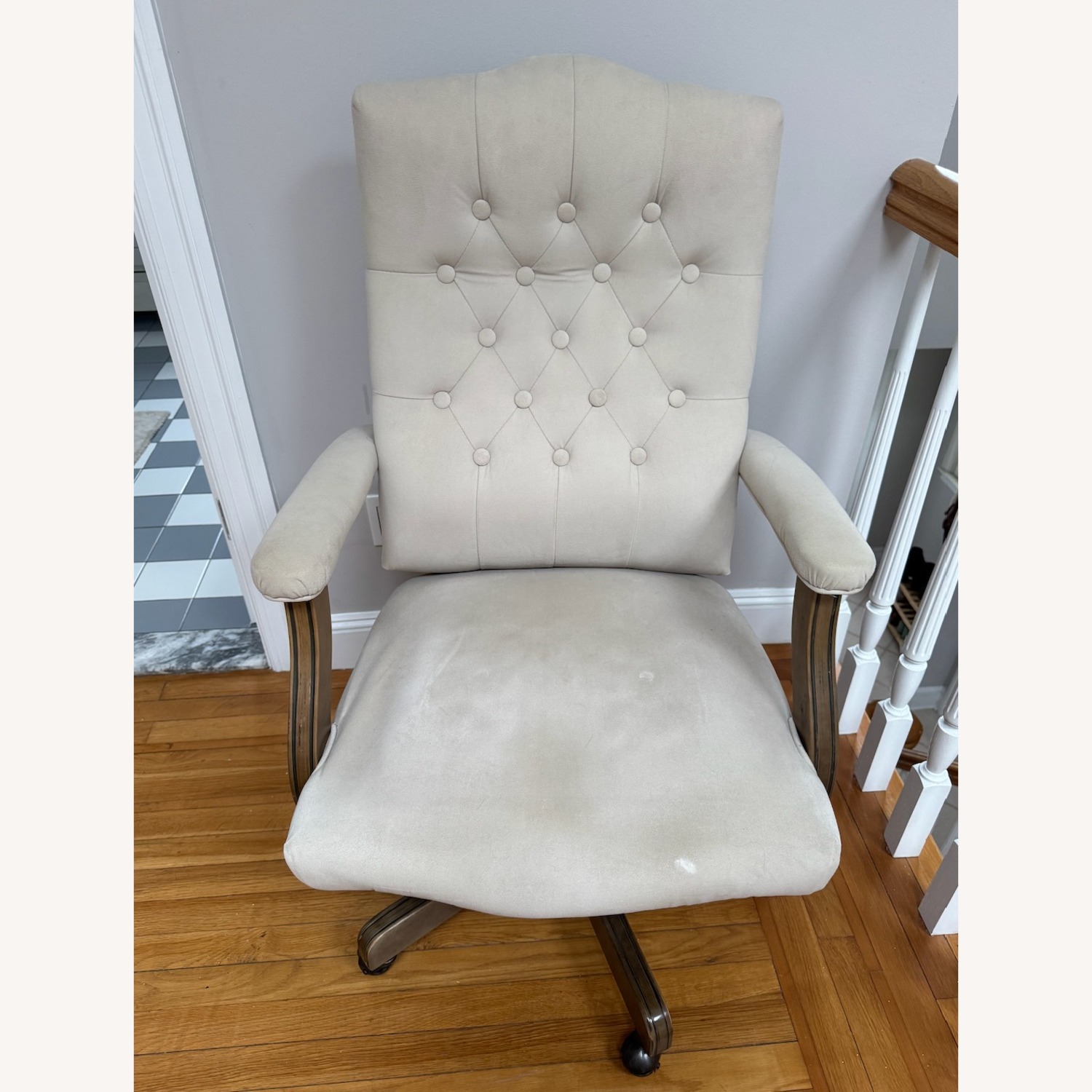 Target Traditional Executive Office Chair Beige - image-1