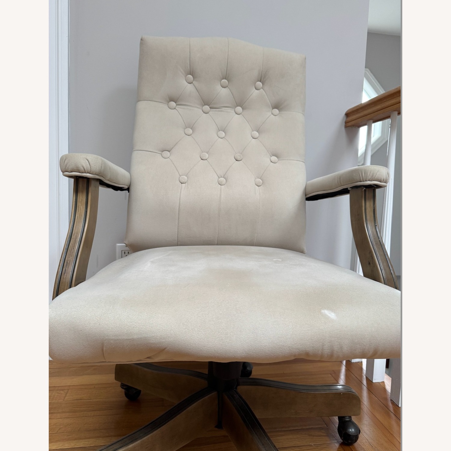 Target Traditional Executive Office Chair Beige - image-2