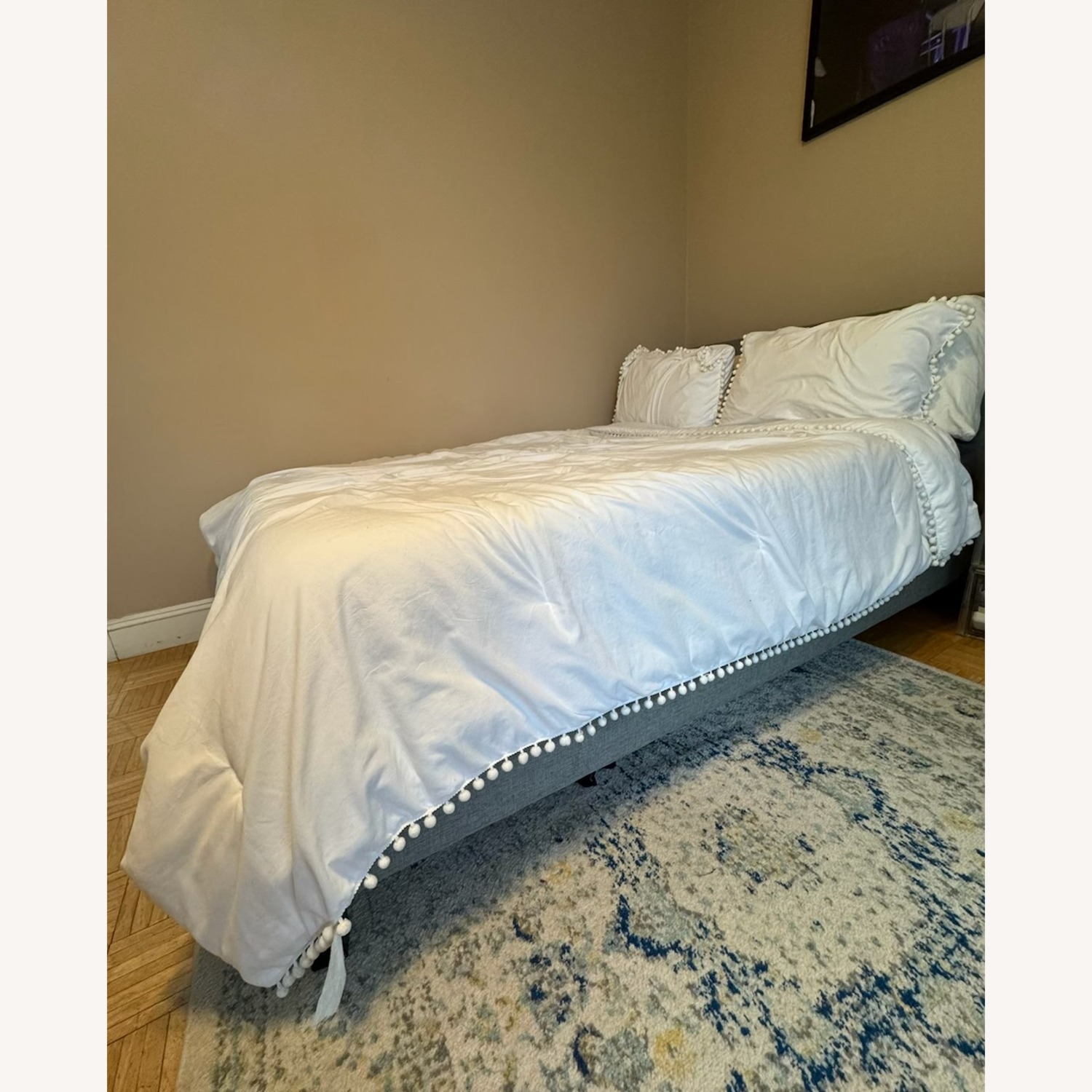 Wayfair Light Gray Platform Bed - image-2