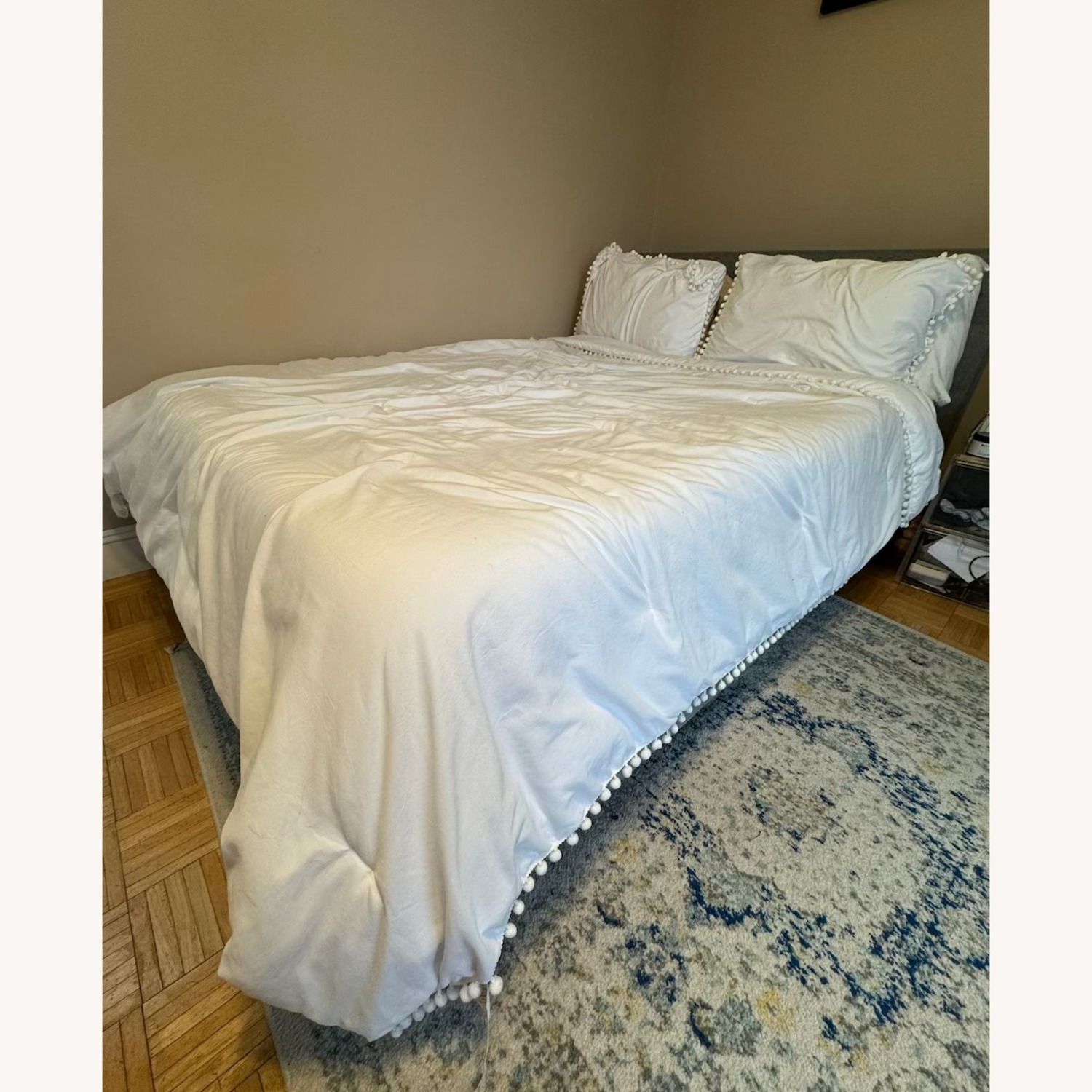 Wayfair Light Gray Platform Bed - image-3