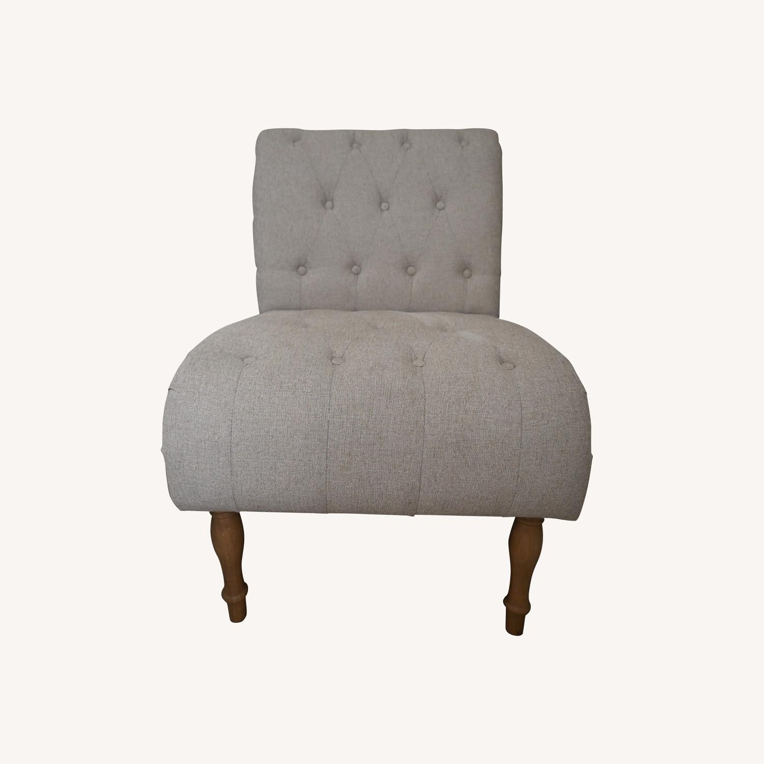 Ashley Beige Accent Chair - image-0