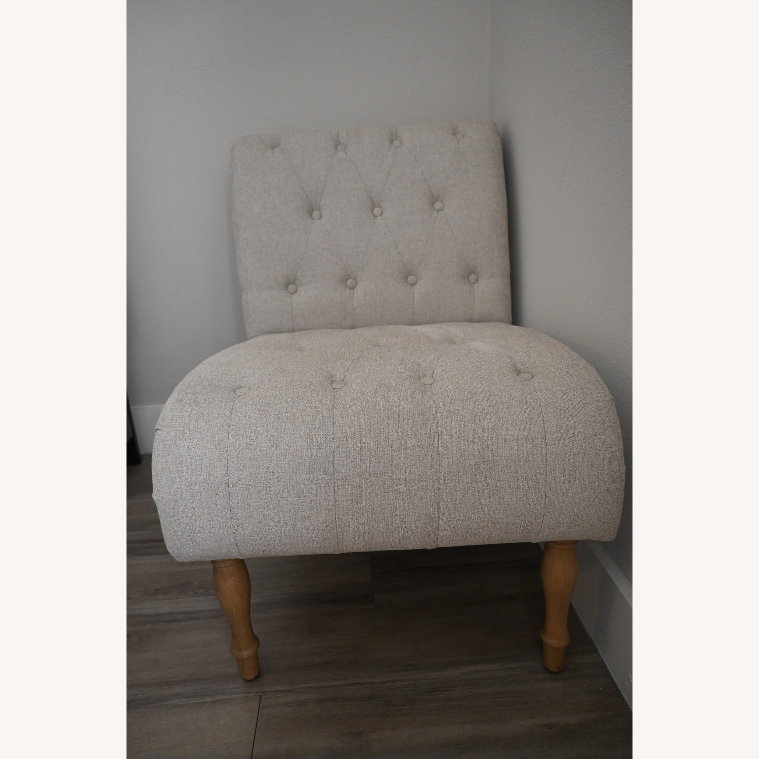 Ashley Beige Accent Chair - image-1