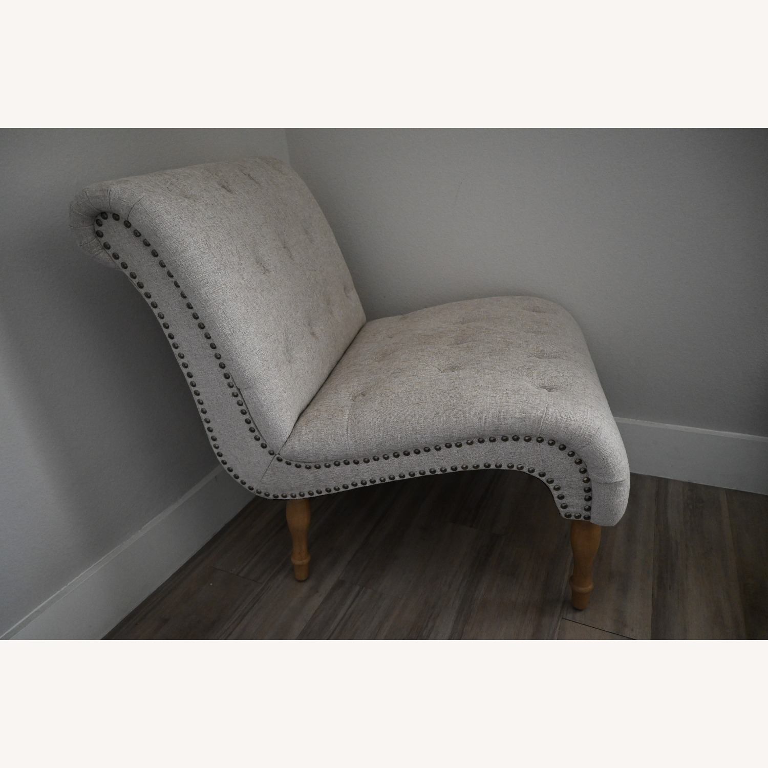 Ashley Beige Accent Chair - image-3