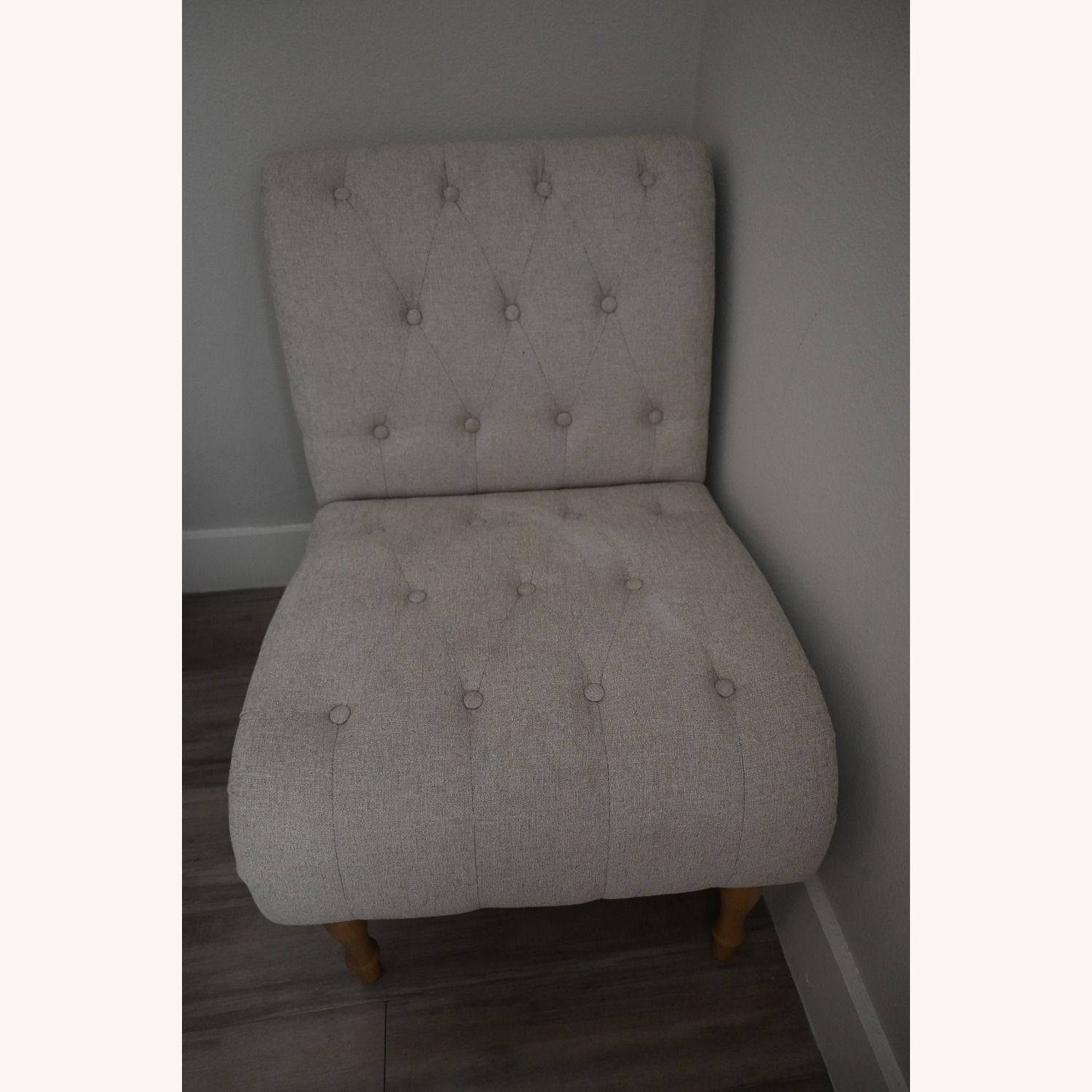 Ashley Beige Accent Chair - image-2