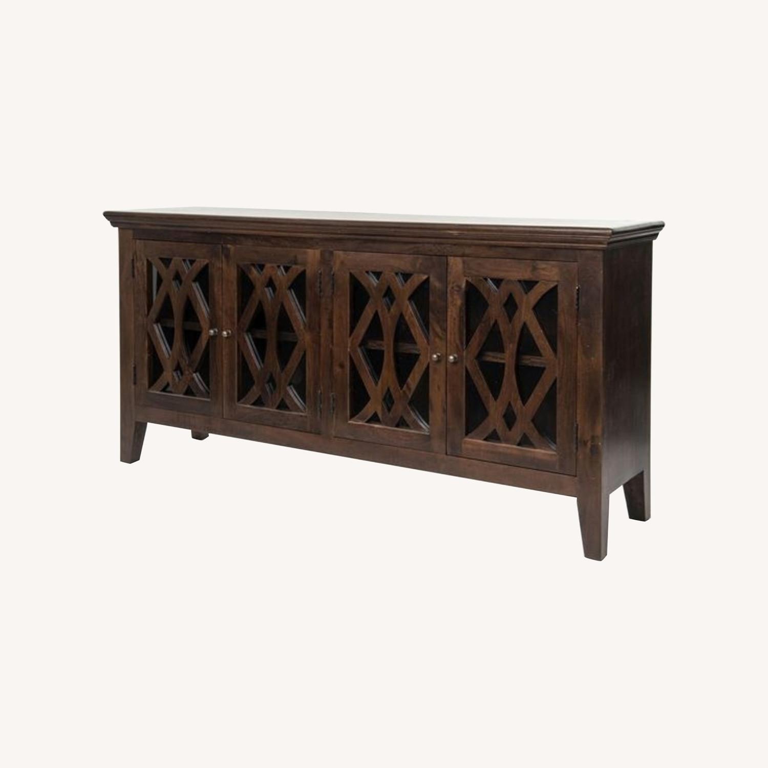 Solid Mango Wood Sideboard/Entertainment Center - image-0