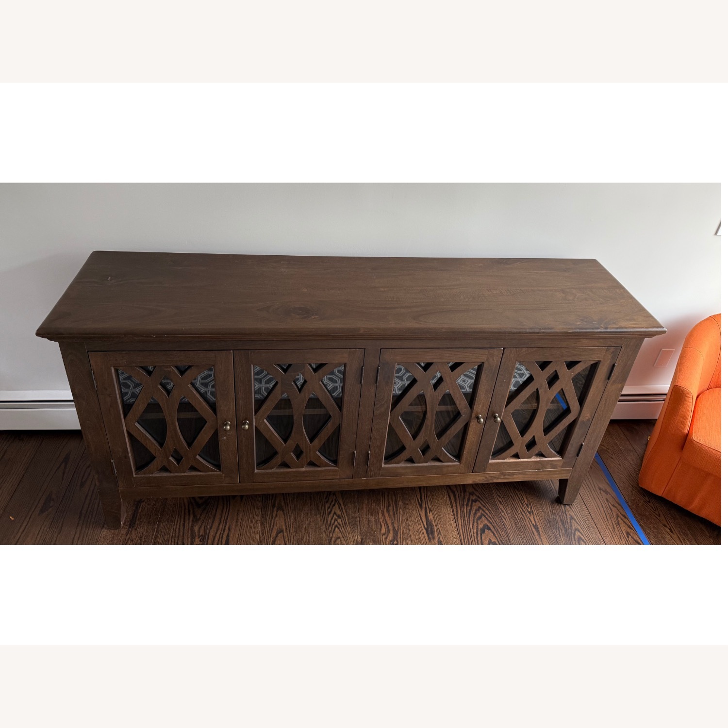 Solid Mango Wood Sideboard/Entertainment Center - image-5