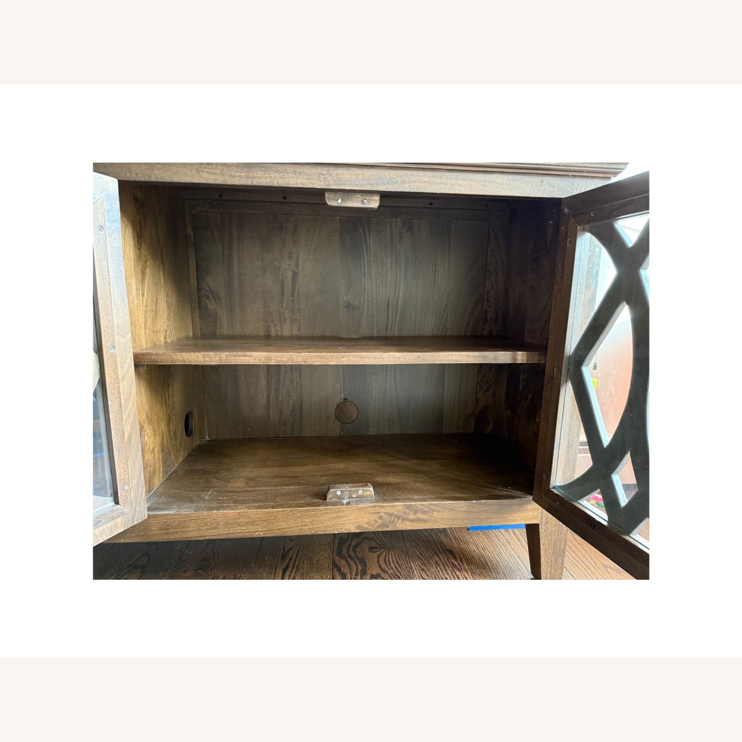 Solid Mango Wood Sideboard/Entertainment Center - image-4