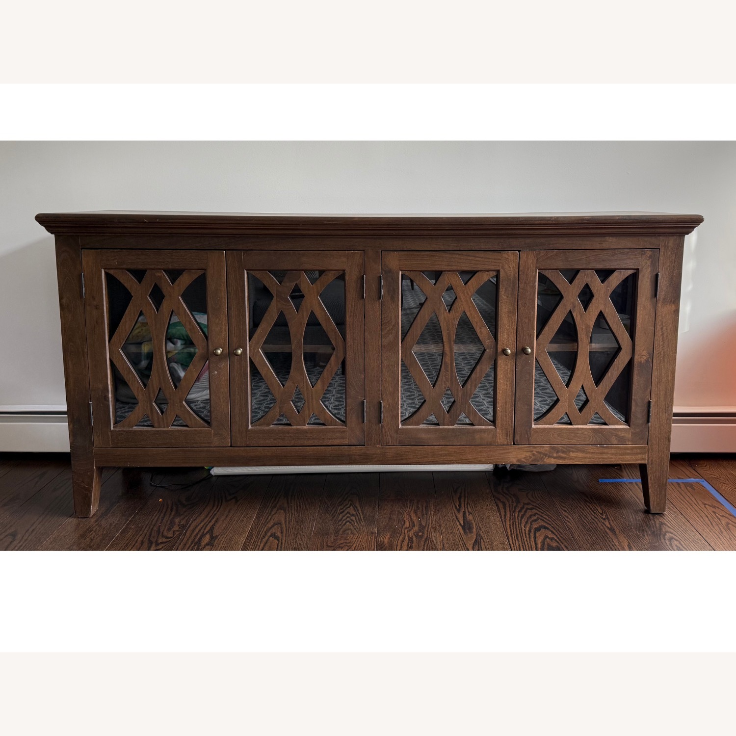 Solid Mango Wood Sideboard/Entertainment Center - image-1