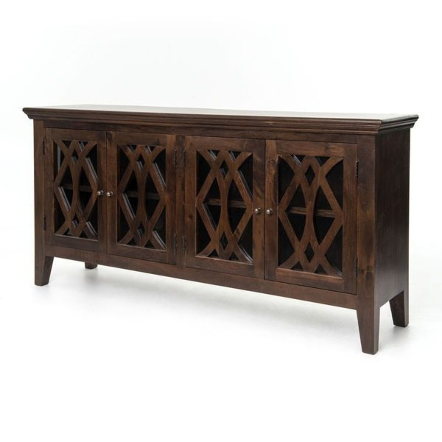 Solid Mango Wood Sideboard/Entertainment Center - image-11