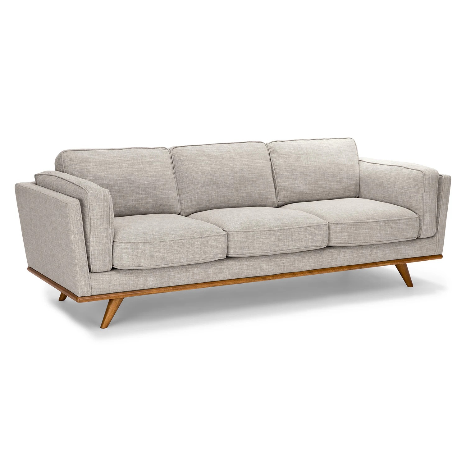 Article Timber 90" Sofa - Rain Cloud Gray - image-5