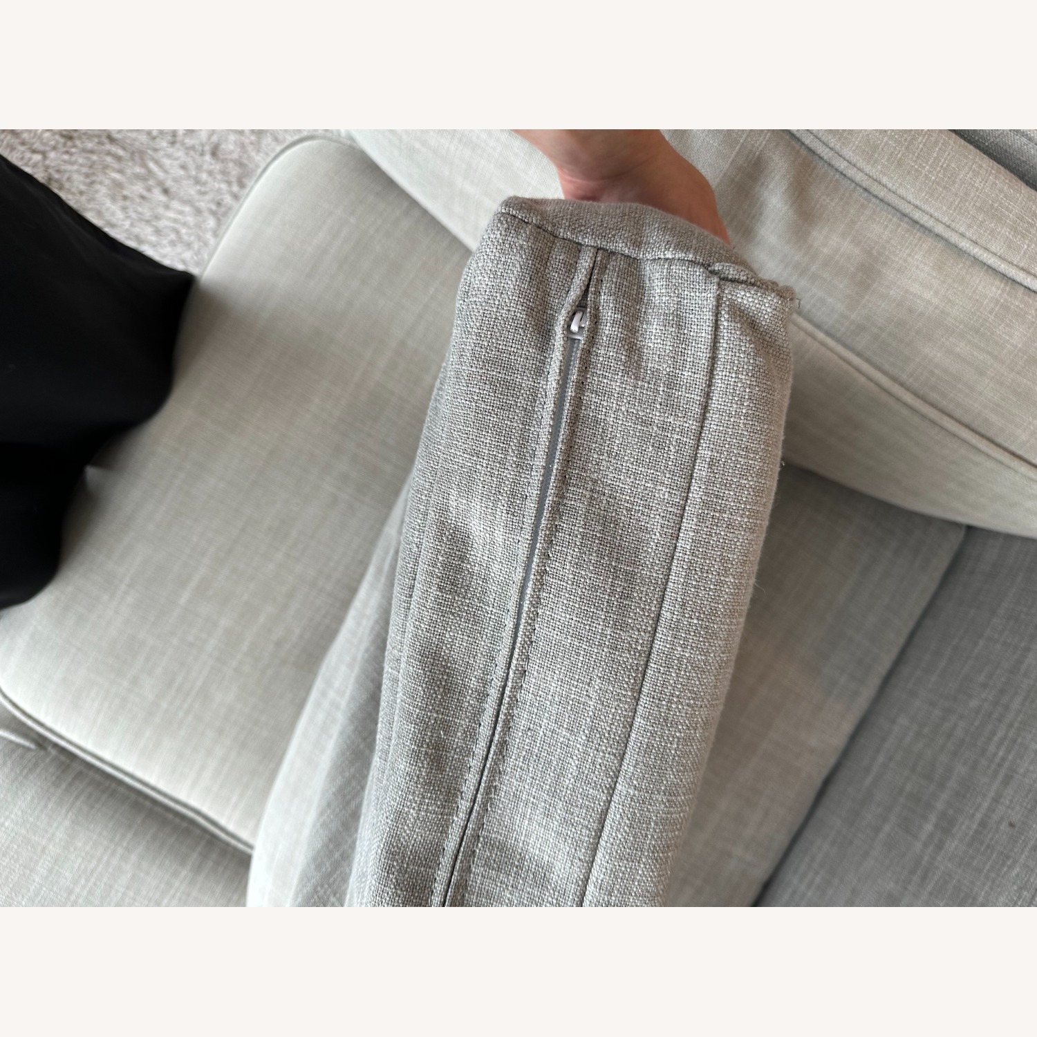 Article Timber 90" Sofa - Rain Cloud Gray - image-2