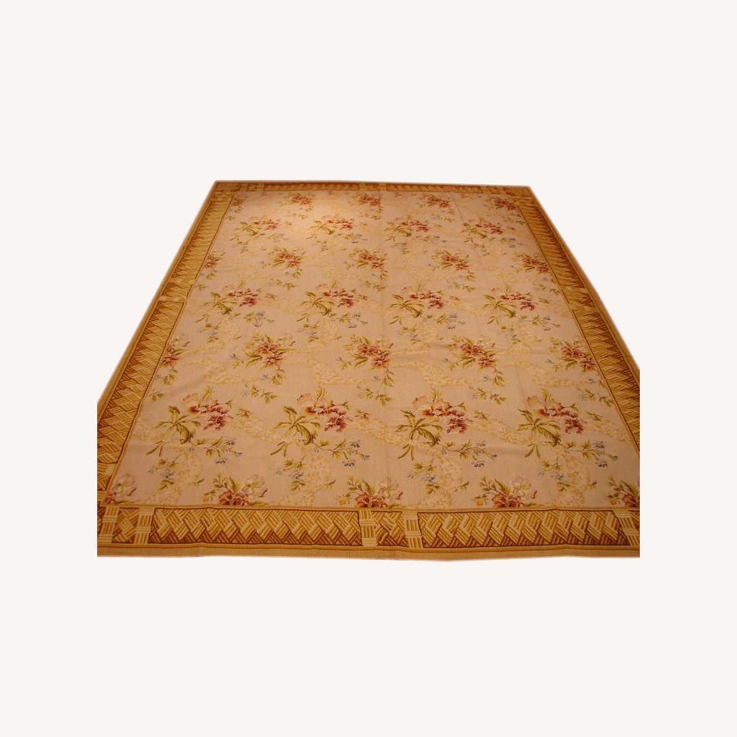 9 x 12 French Needlepoint Rug - image-0