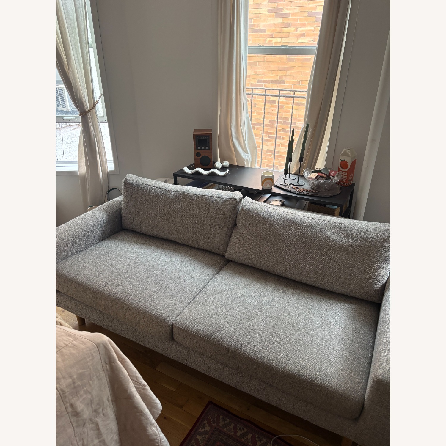 West Elm 74" Eddy Sofa - image-1