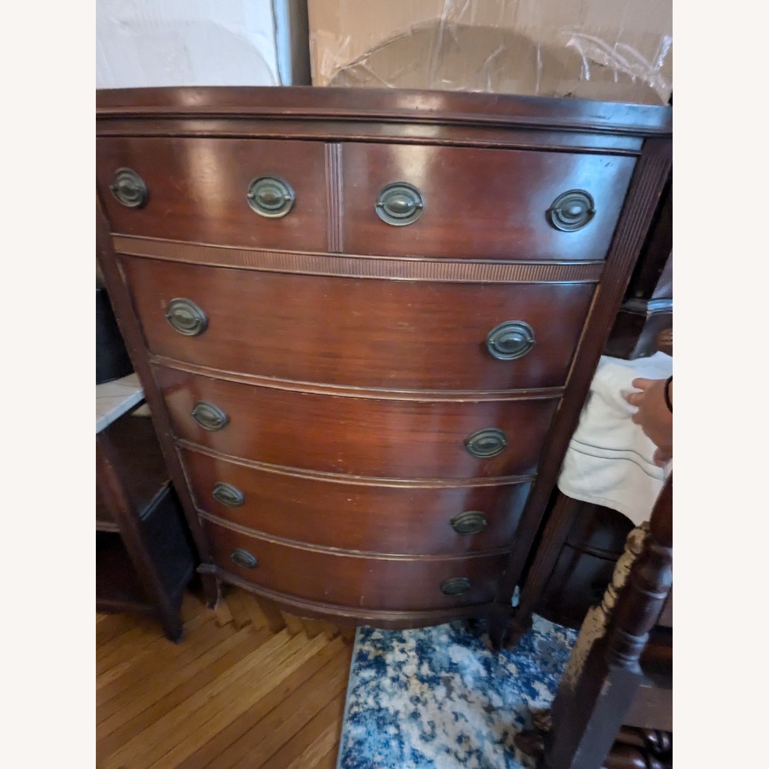 Lane True Vintage Solid Wood Tall Dresser & Mirror - image-1