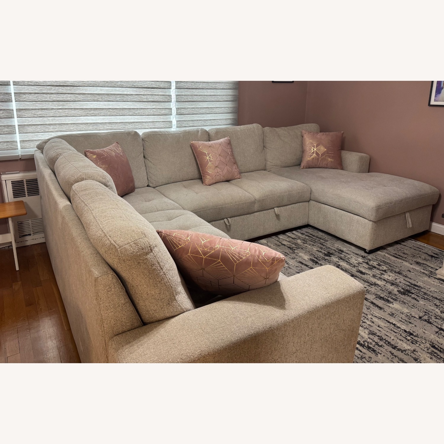 Ashley L Sleeper Couch Sectional  - image-4