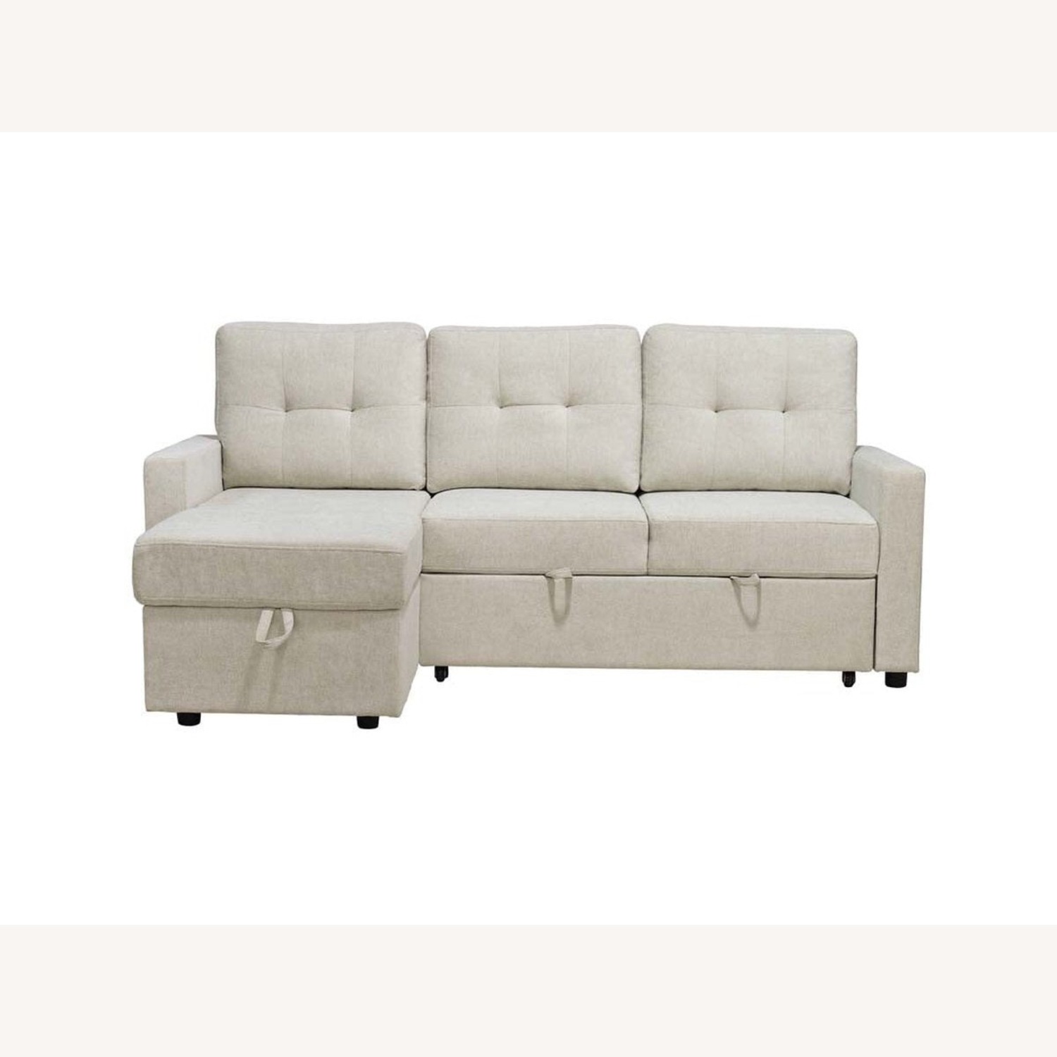Abbyson Kylie Storage Sofa Bed Sectional - image-1