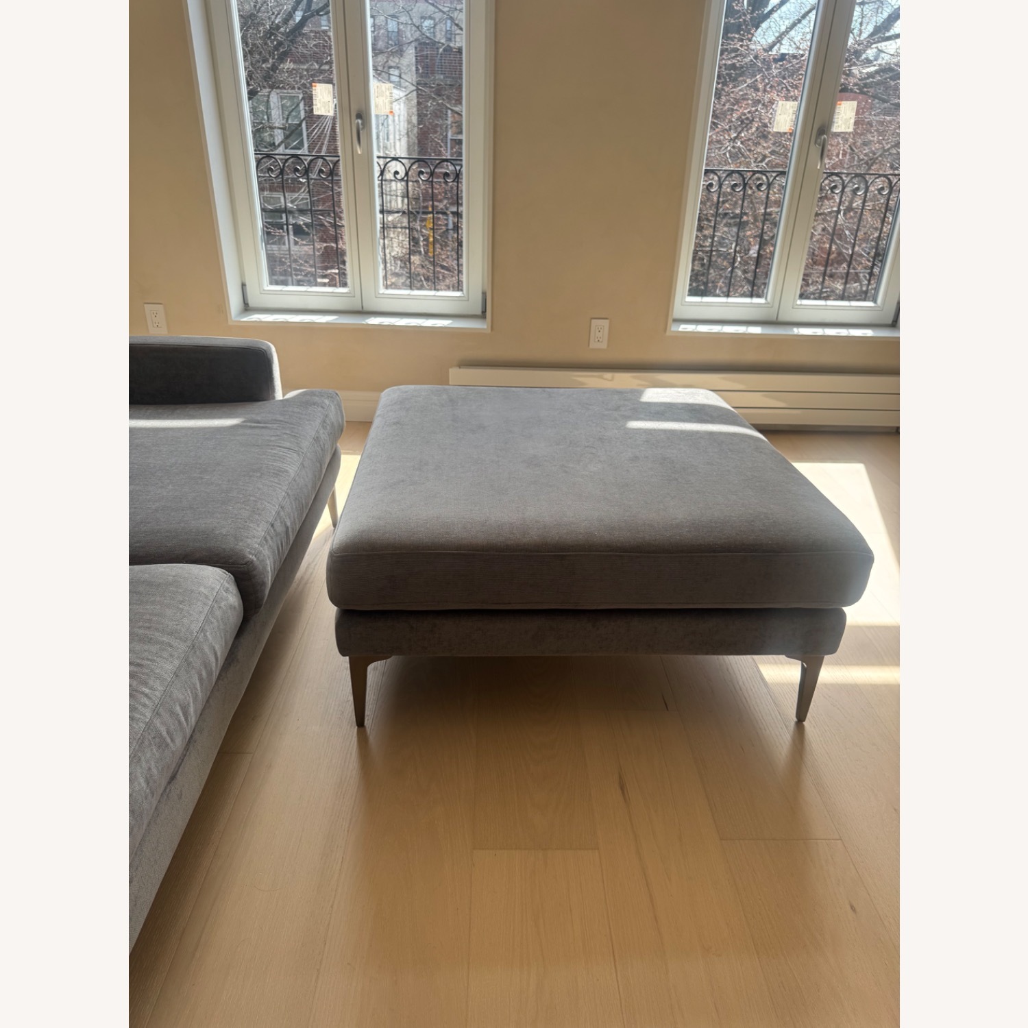 West Elm Andes Sofa & Ottoman - image-2
