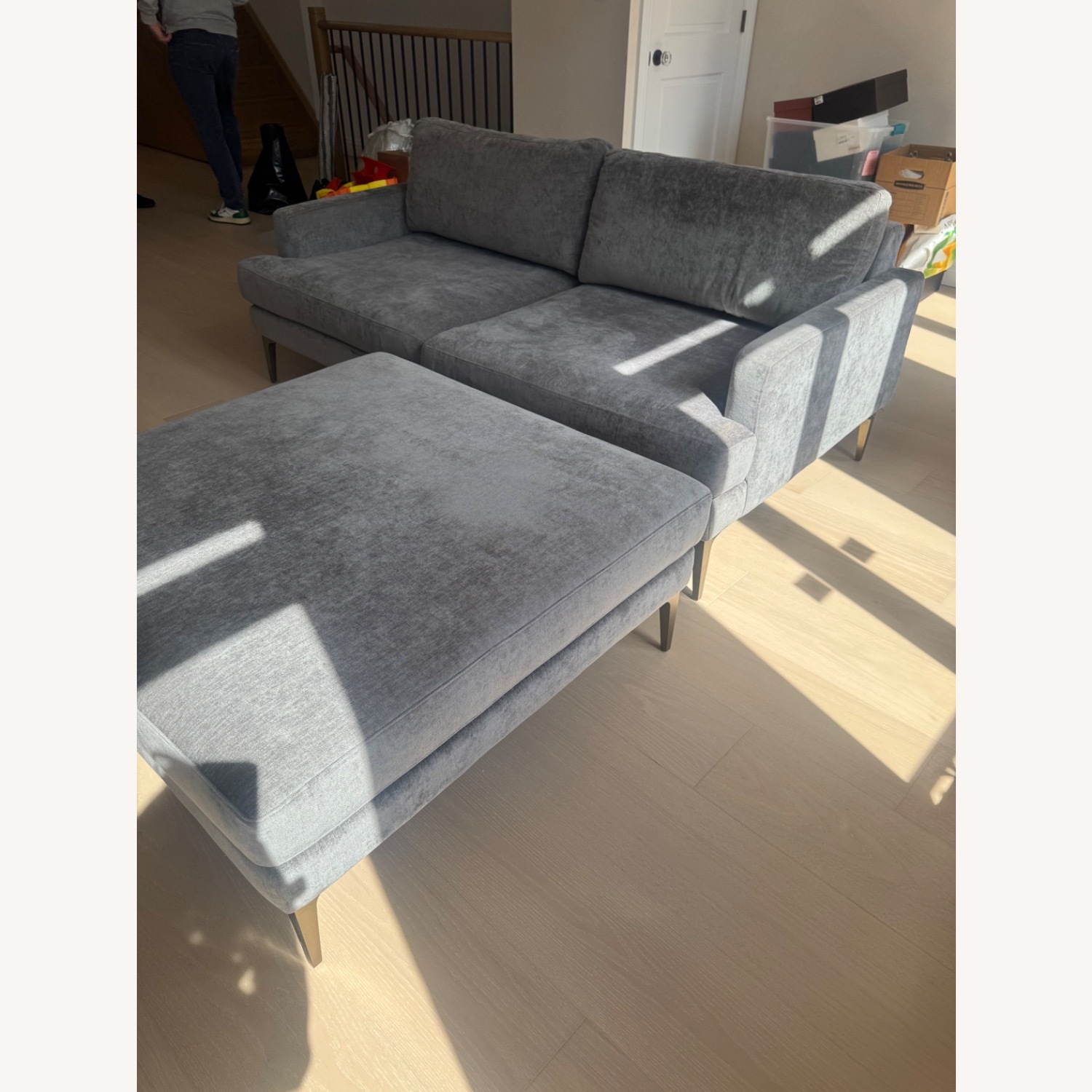 West Elm Andes Sofa & Ottoman - image-6