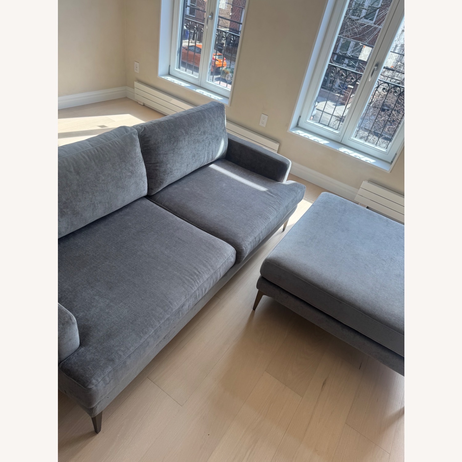 West Elm Andes Sofa & Ottoman - image-7