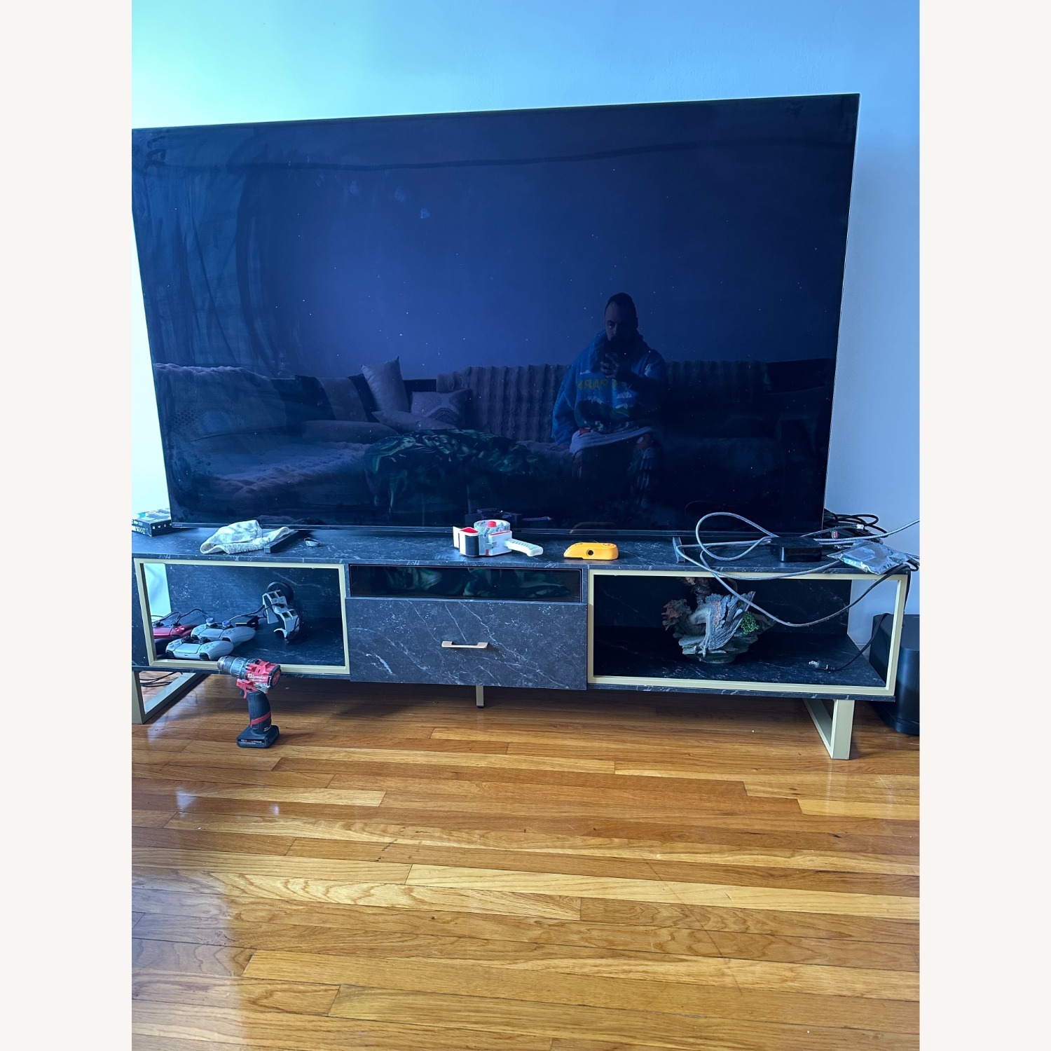 Bestier 80 Inch TV Stand  - image-1