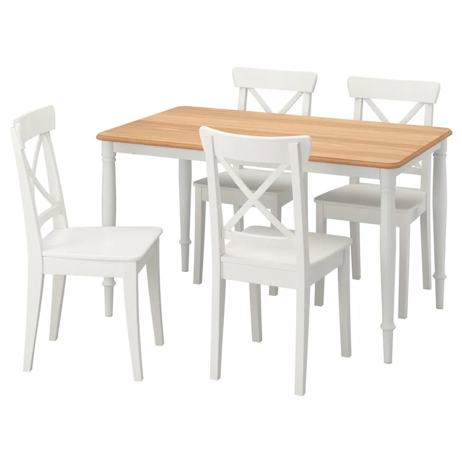 IKEA DANDERYD / INGOLF Dining Table and 4 Chairs - image-1