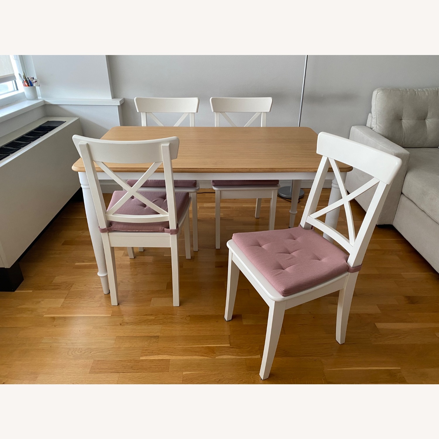 IKEA DANDERYD / INGOLF Dining Table and 4 Chairs - image-4