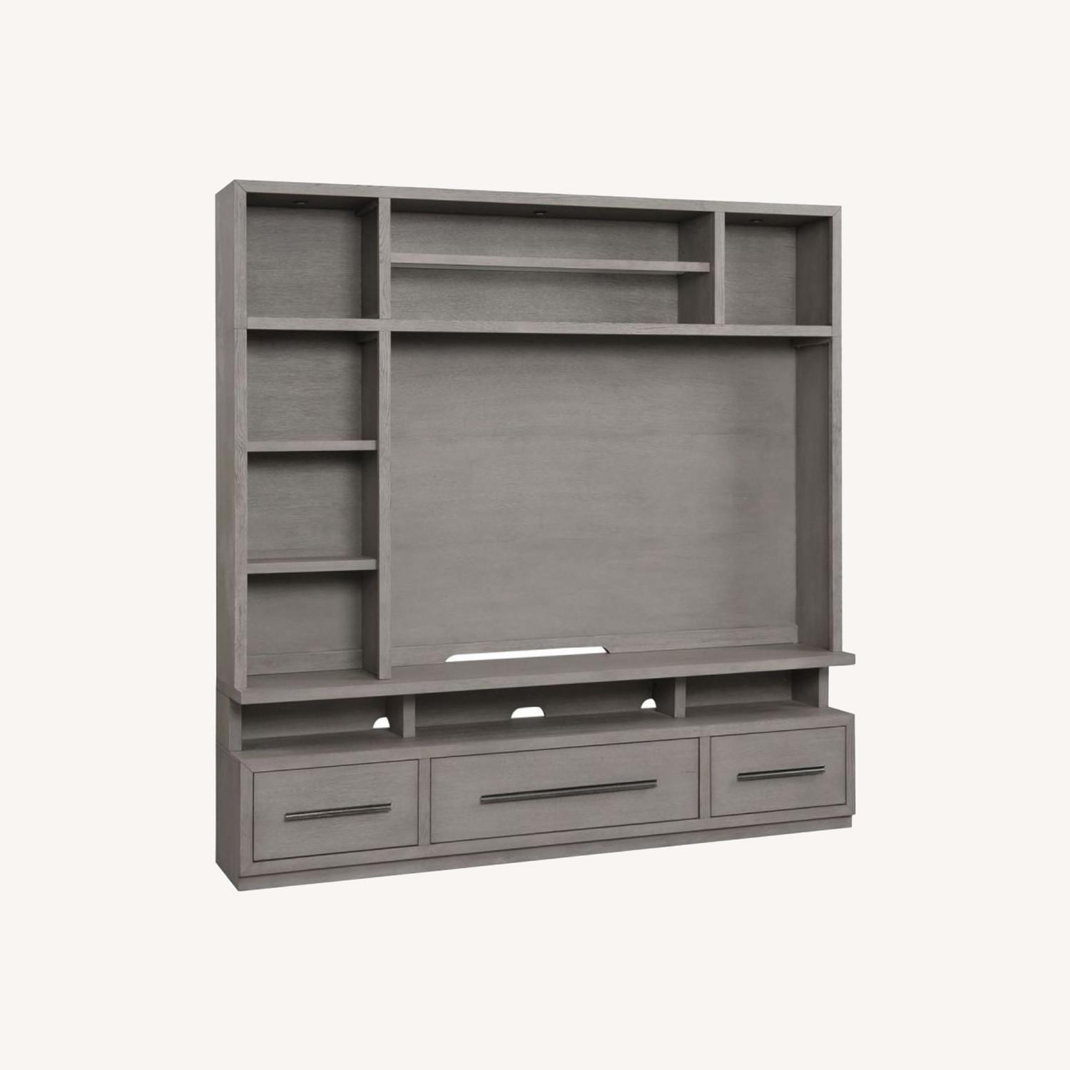 Pure Modern Soft Moonstone 84" TV Console - image-0