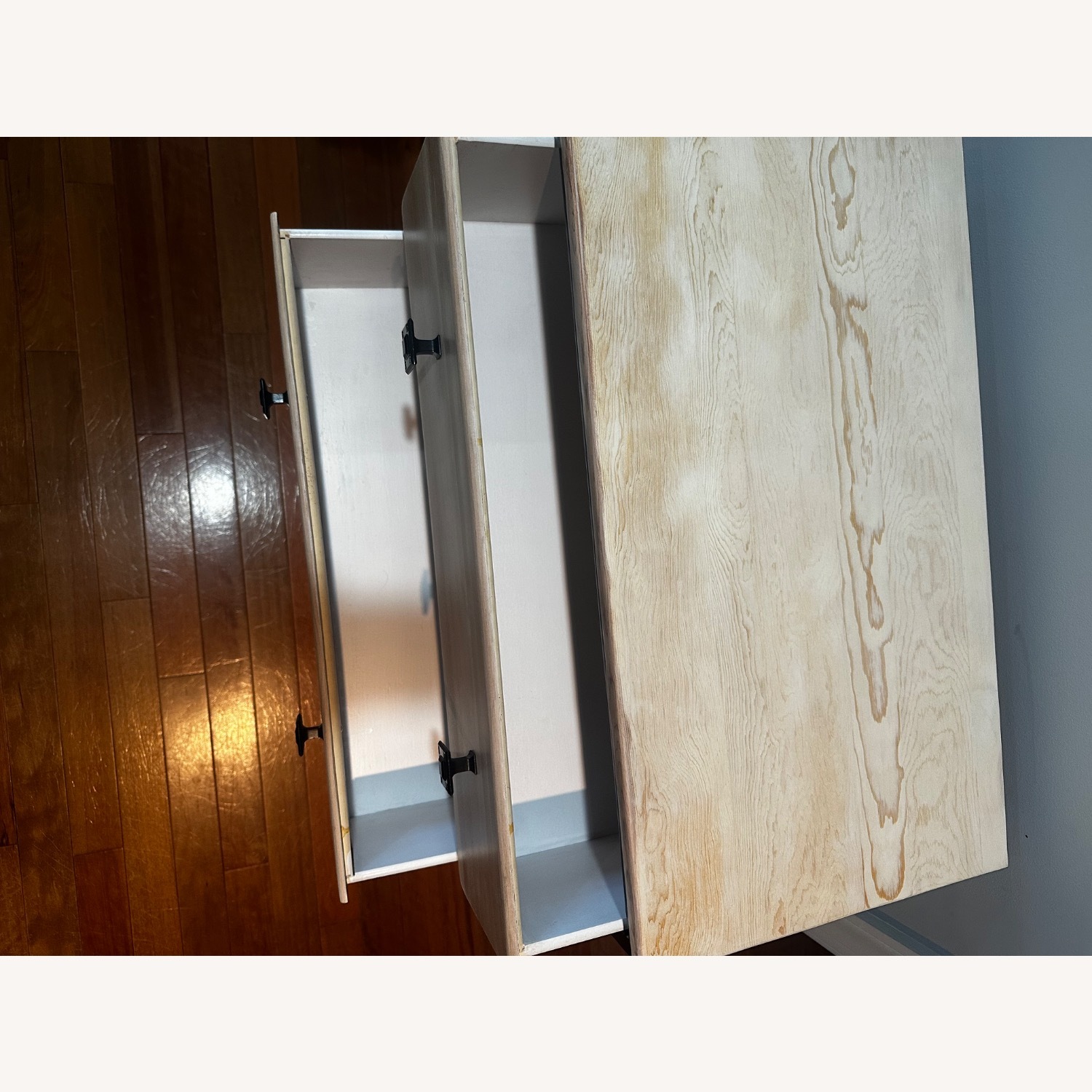 Modern Two-Tone Black & Natural Wood Finish - image-5