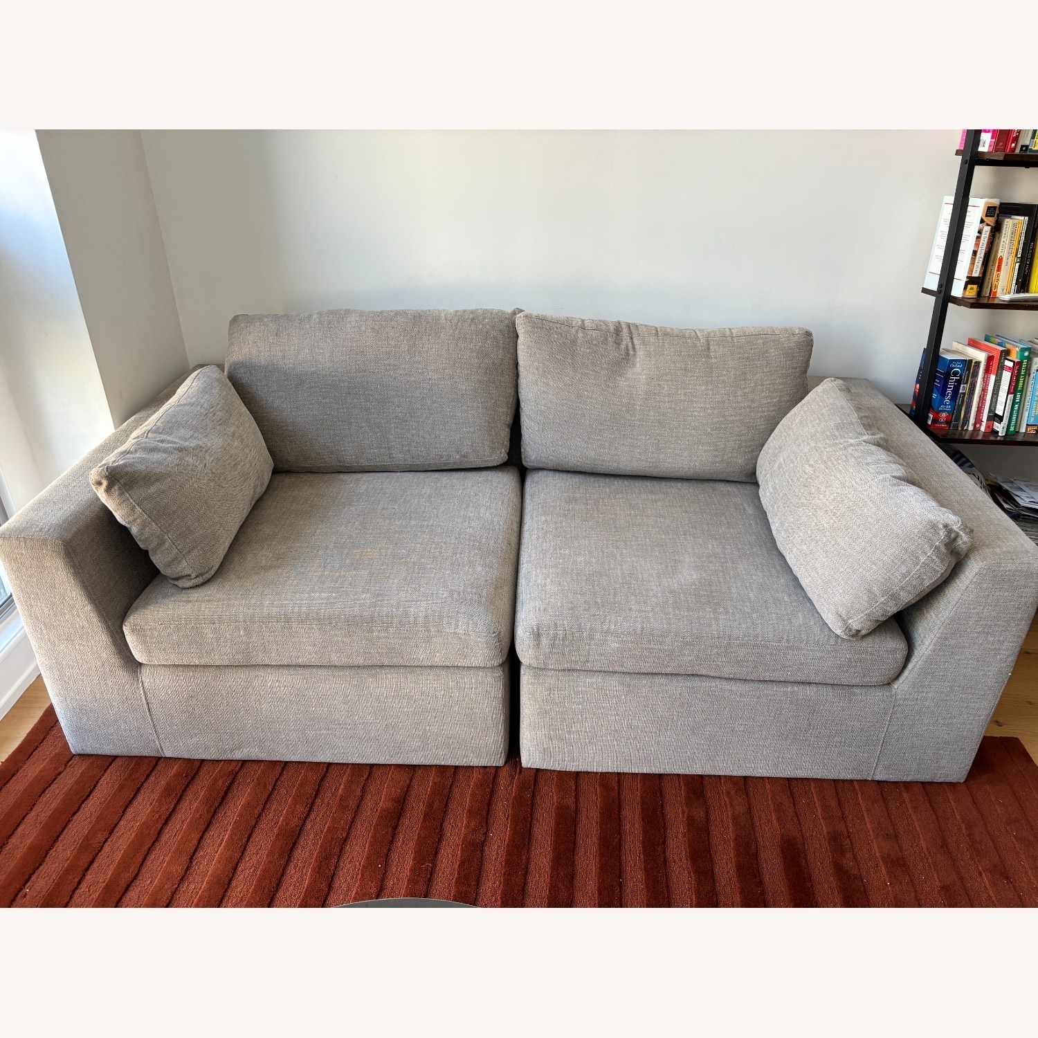 World Market Two-Piece Sectional Sofa - image-1