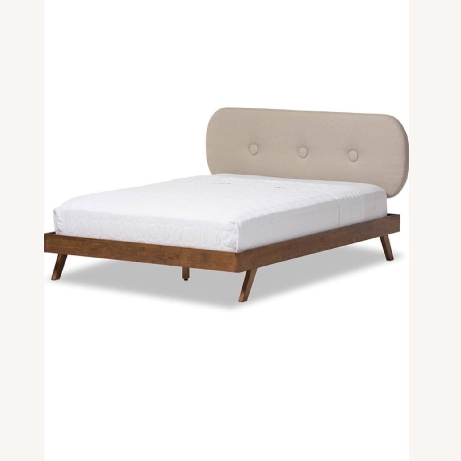 Mid-Century Modern Bed Frame - image-1