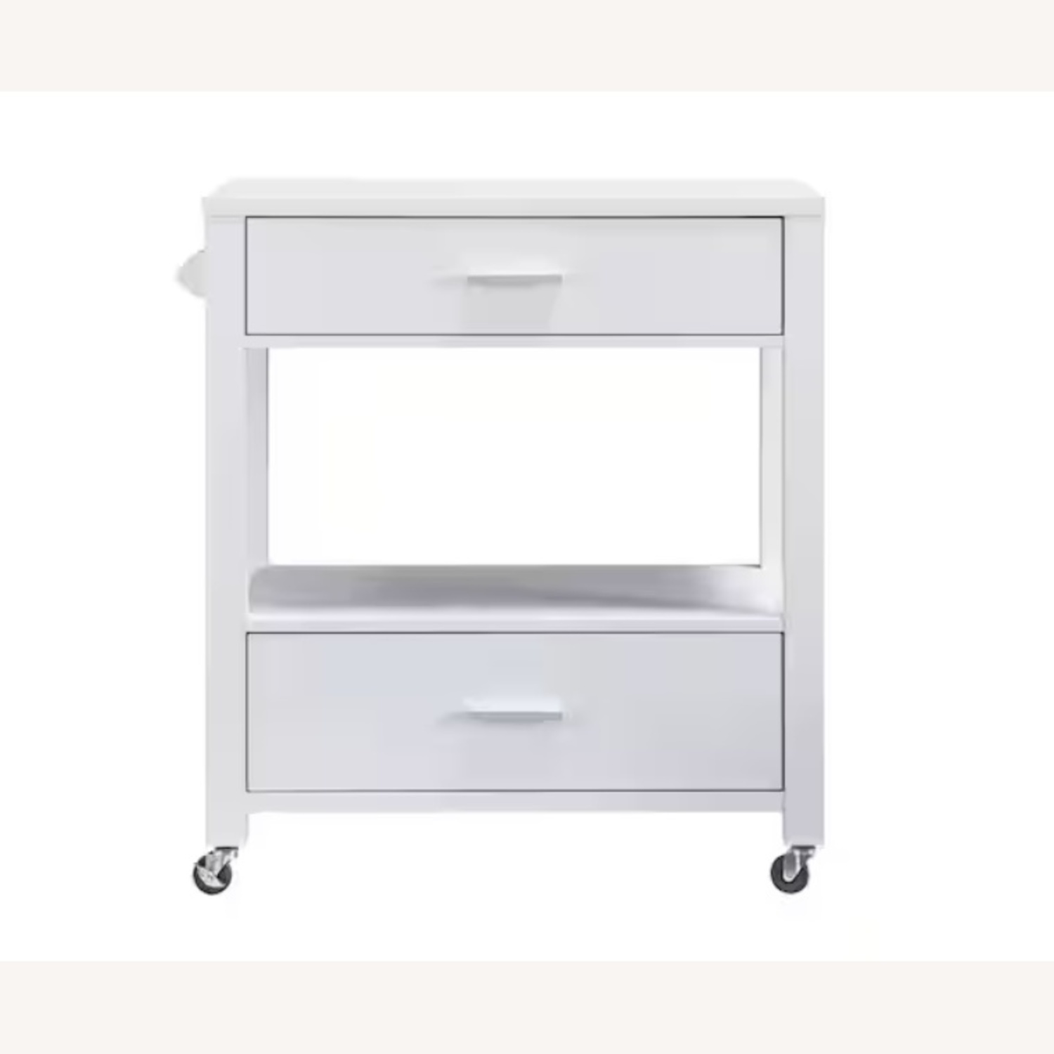 Furniture of America White Kitchen Cart - image-6