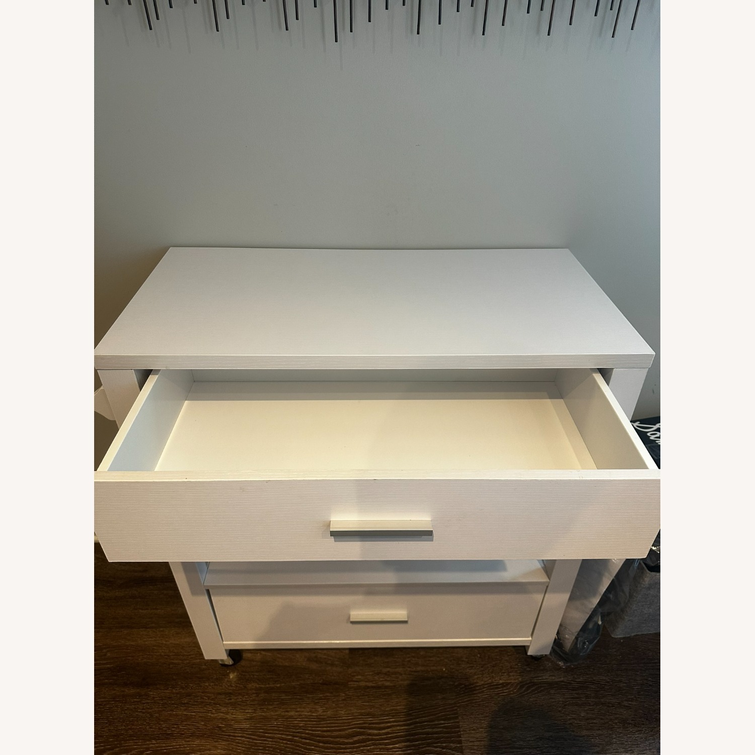 Furniture of America White Kitchen Cart - image-3