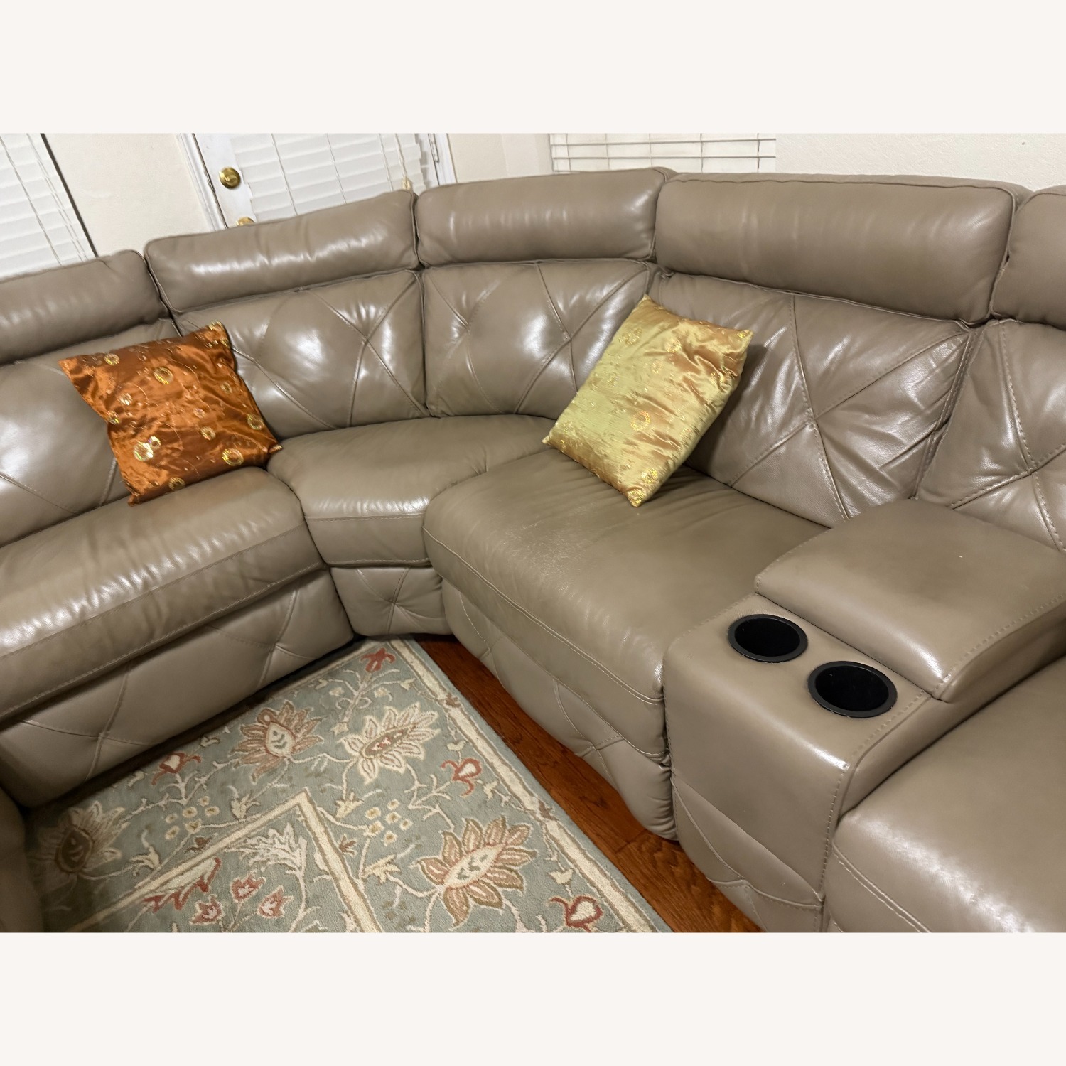 Rooms To Go Leather Sofa - image-2