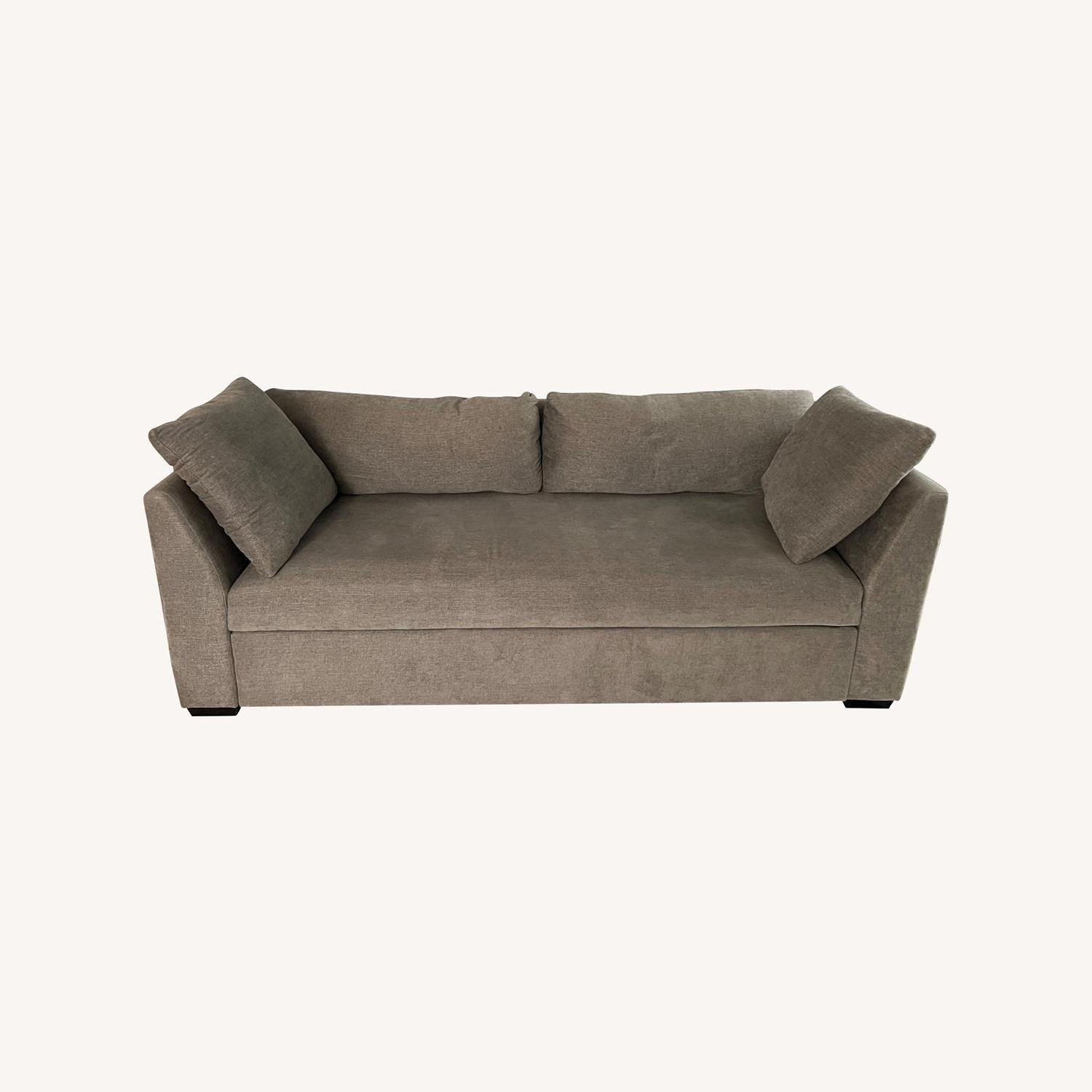 Thomasville Marion Fabric Convertible Sofa Gray - image-0