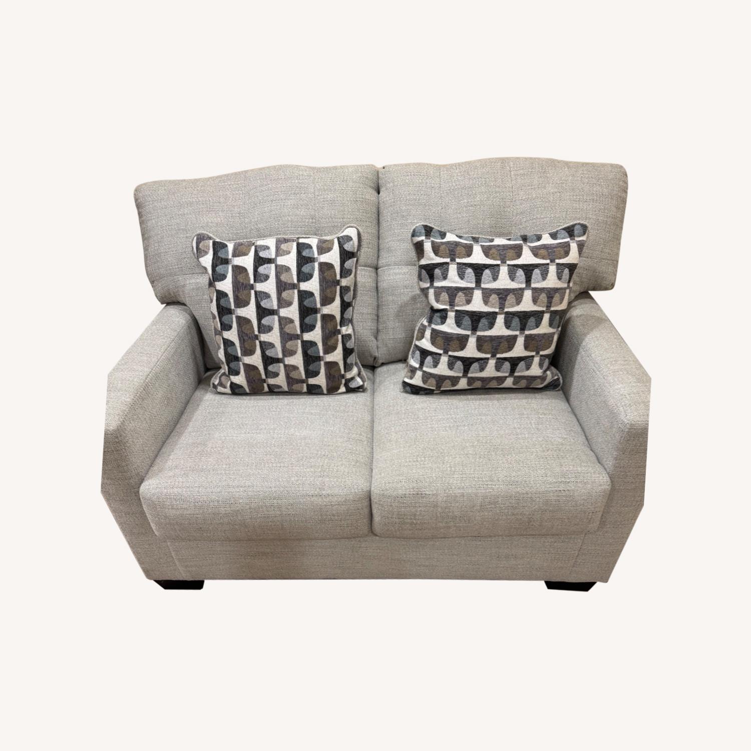 Ashley Sand Loveseat - image-0