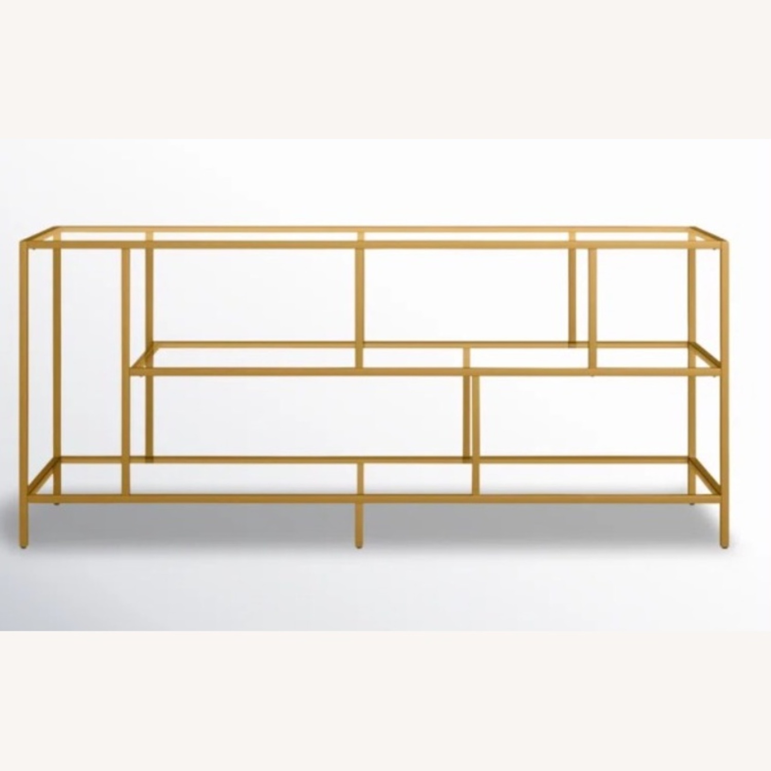 AllModern Wylan Brass TV Stand - image-5
