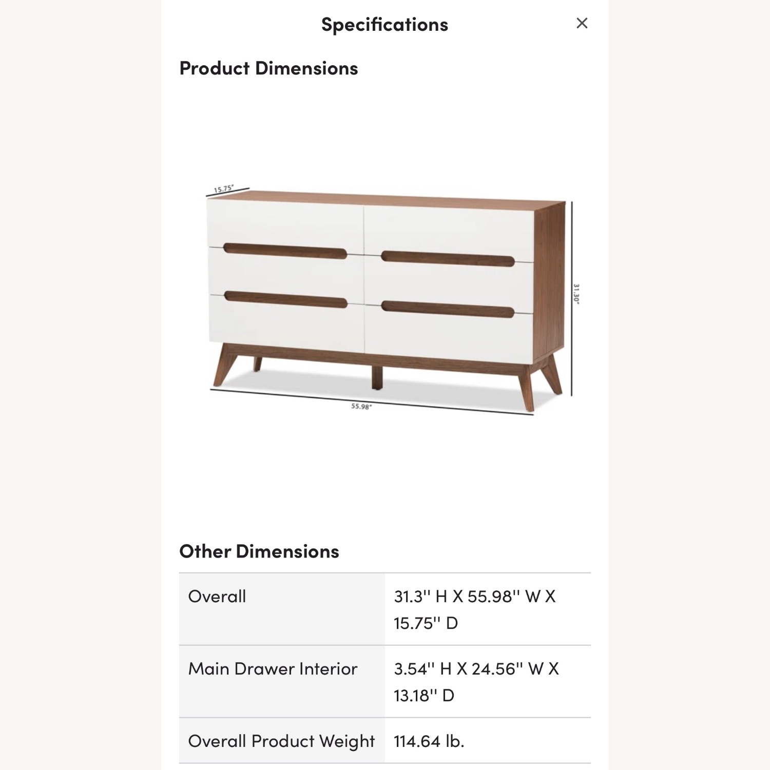 Cravens Mid-Century Modern Dresser - image-4