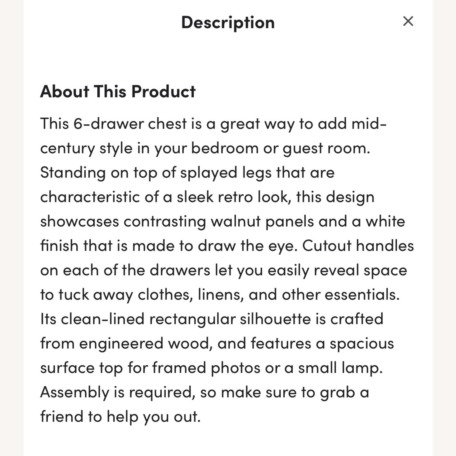 Cravens Mid-Century Modern Dresser - image-5