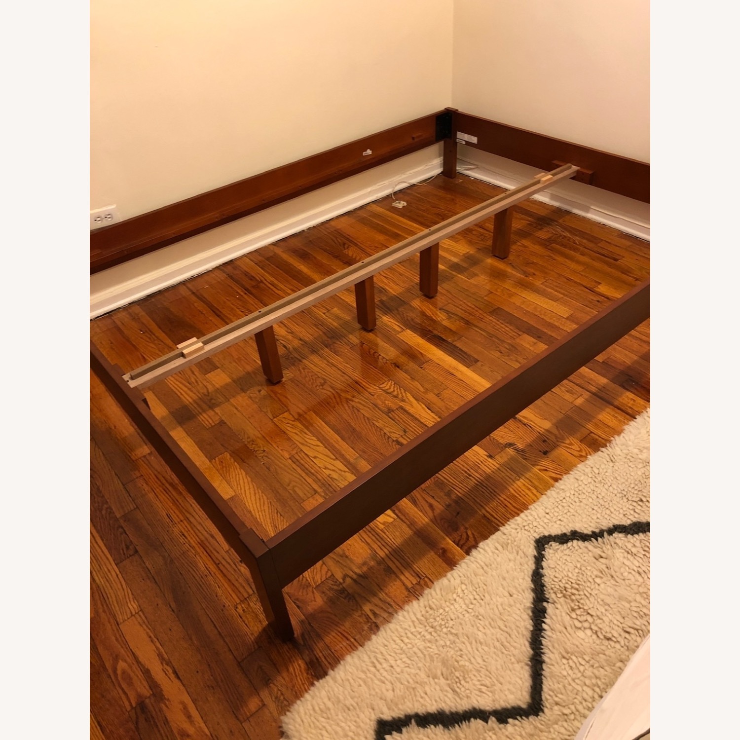 West Elm Simple Bed Frame - Queen Acorn - image-2