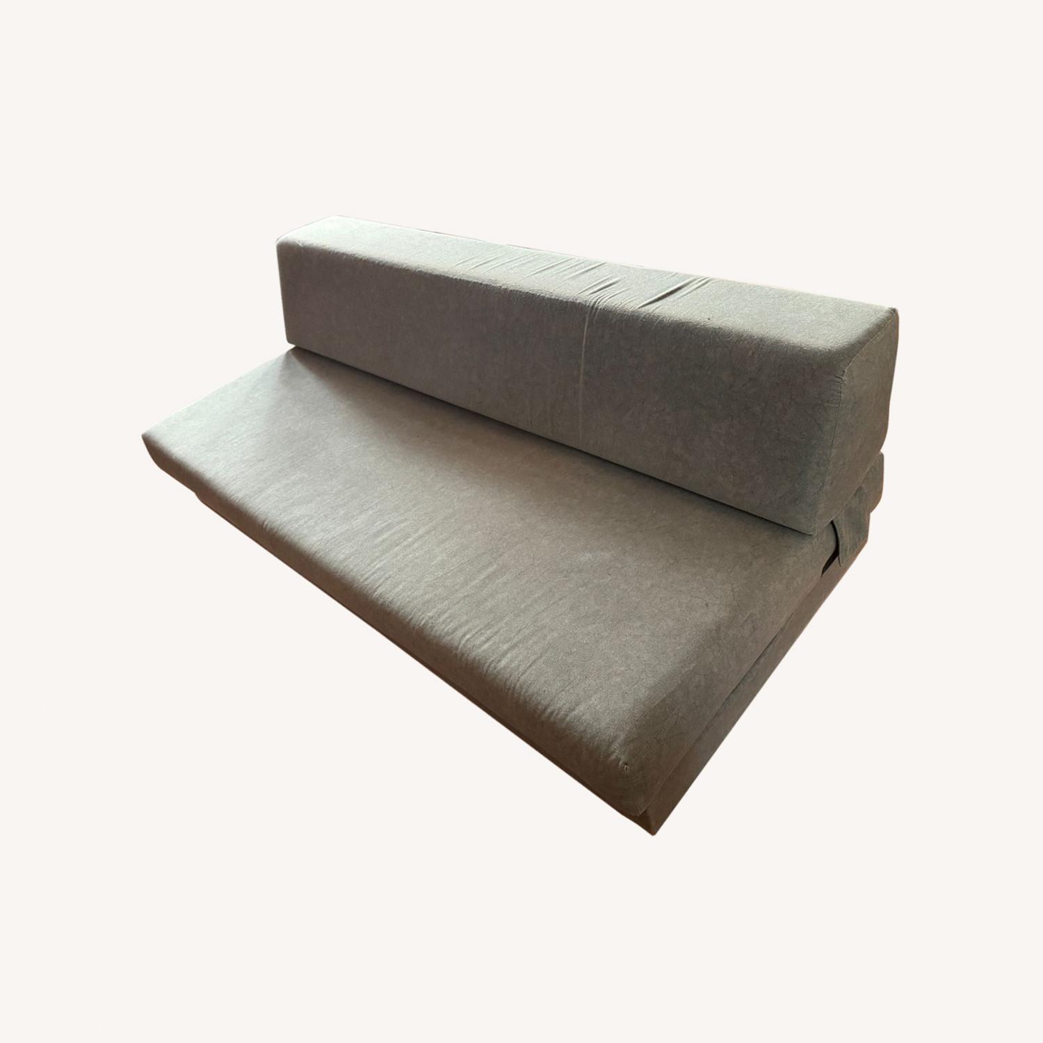 Convertible Sofa Bed – Folds Flat to Full Size - image-0