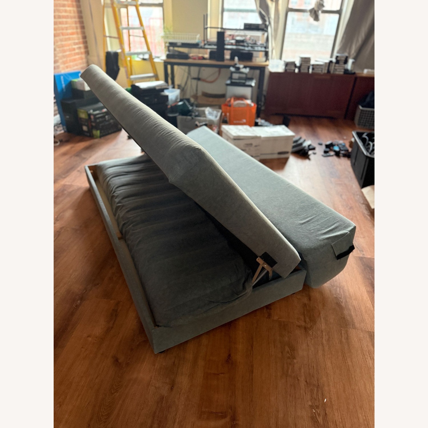 Convertible Sofa Bed – Folds Flat to Full Size - image-4