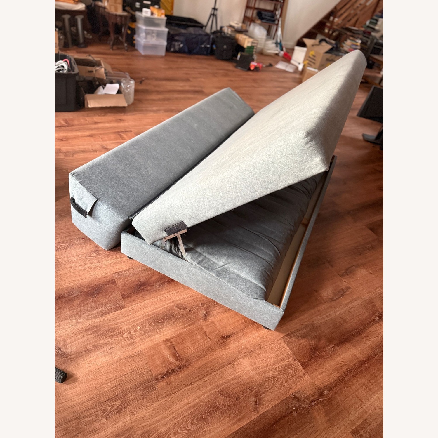 Convertible Sofa Bed – Folds Flat to Full Size - image-6