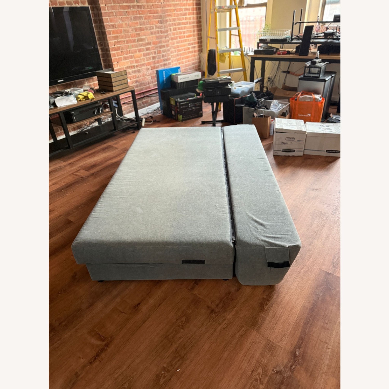 Convertible Sofa Bed – Folds Flat to Full Size - image-3