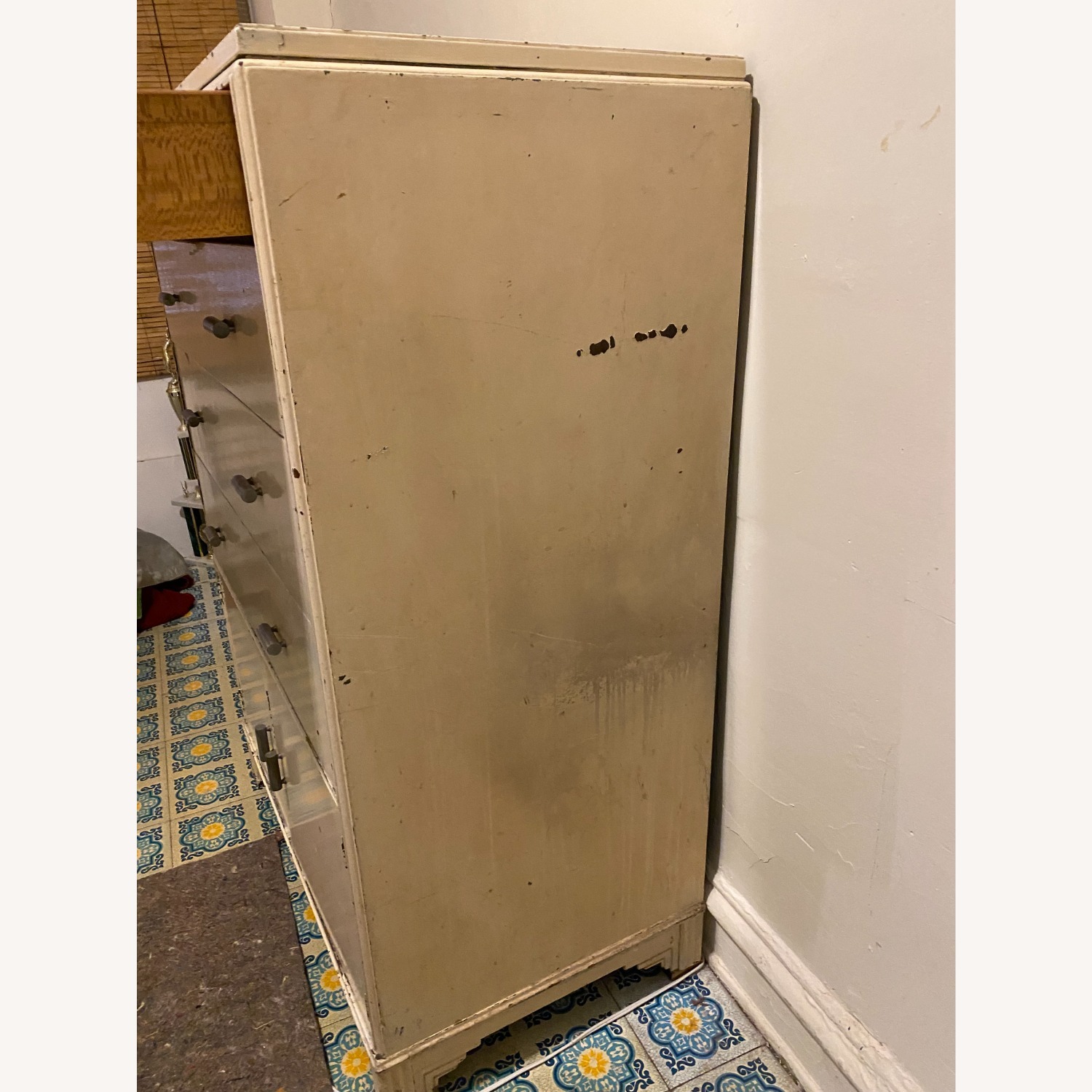 50” Tall Farmhouse 5 Level Wood Dresser - image-7