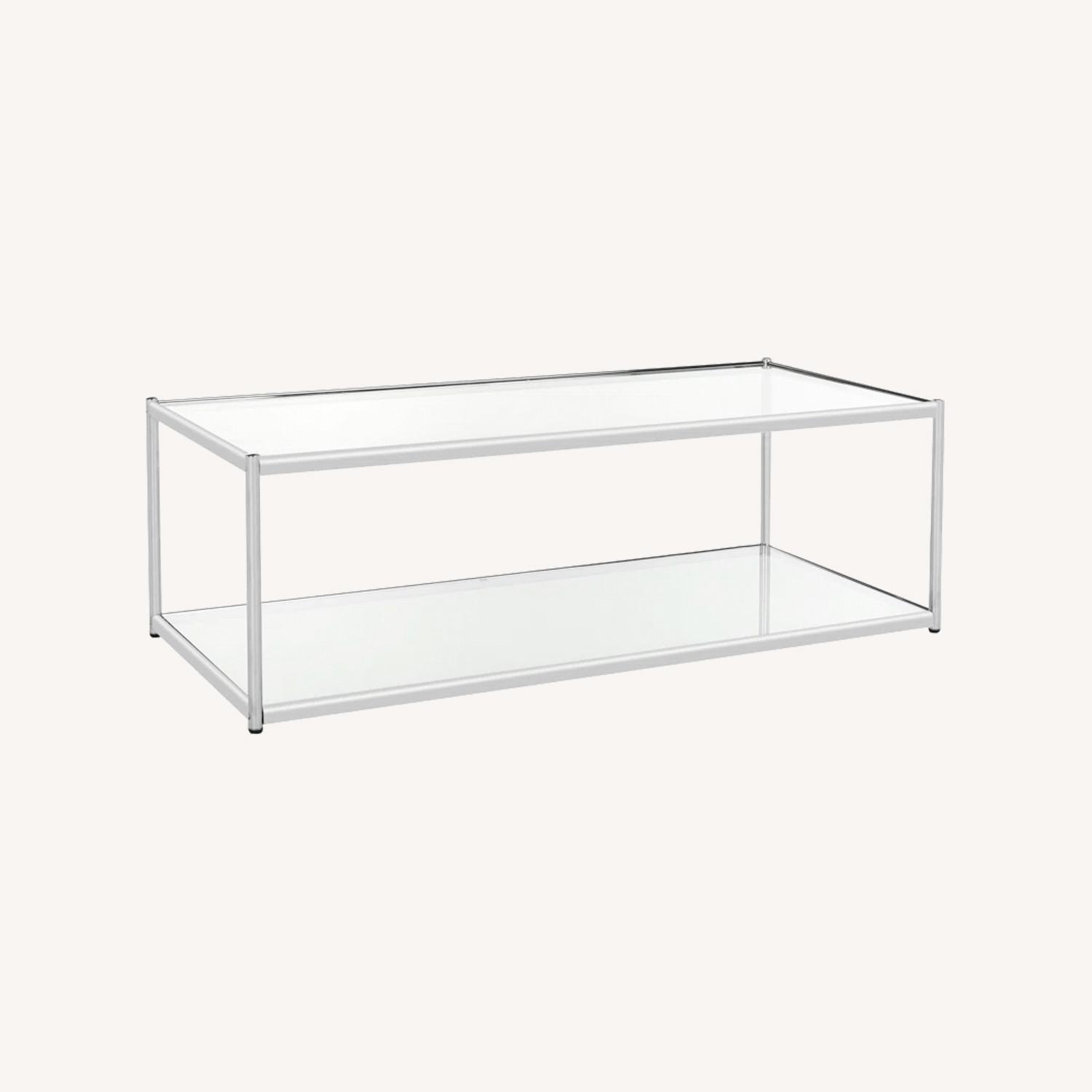 Ivy Bronx Havant Glass Top Coffee Table - image-0