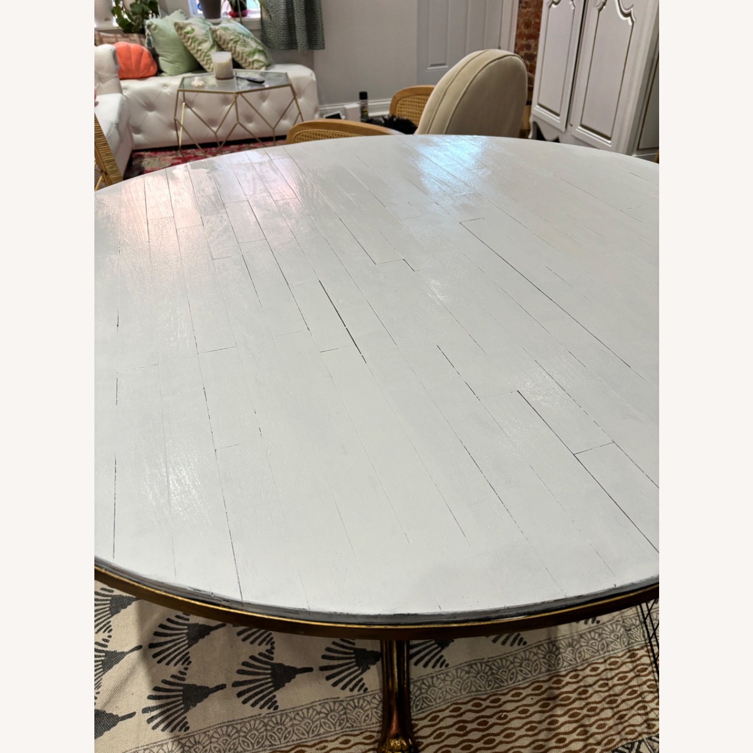 Pottery Barn Rae Round Pedestal Table - image-3