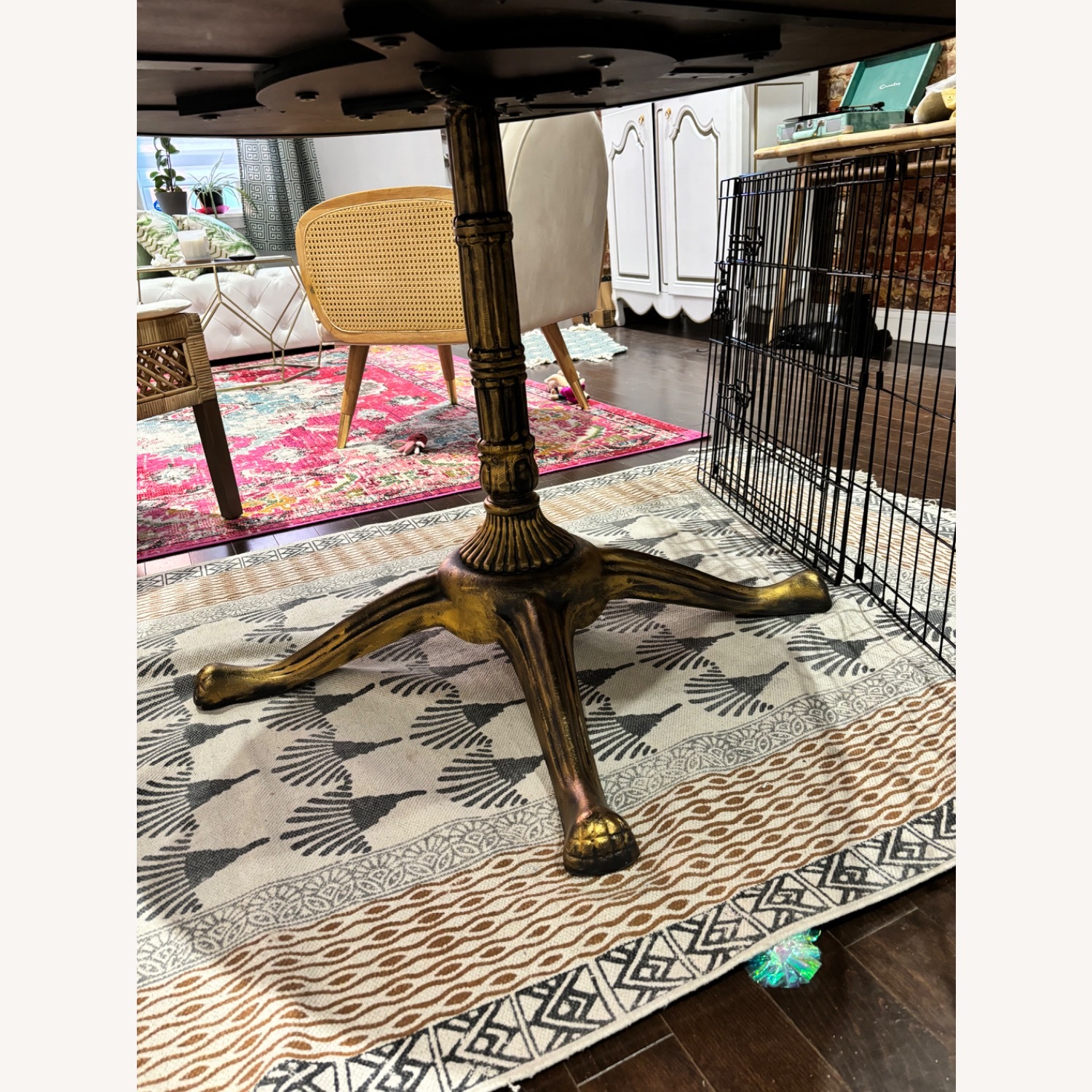 Pottery Barn Rae Round Pedestal Table - image-2