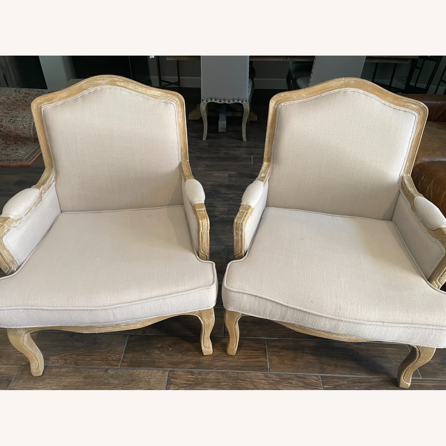 French Country Armchairs (Set of 2) - image-1