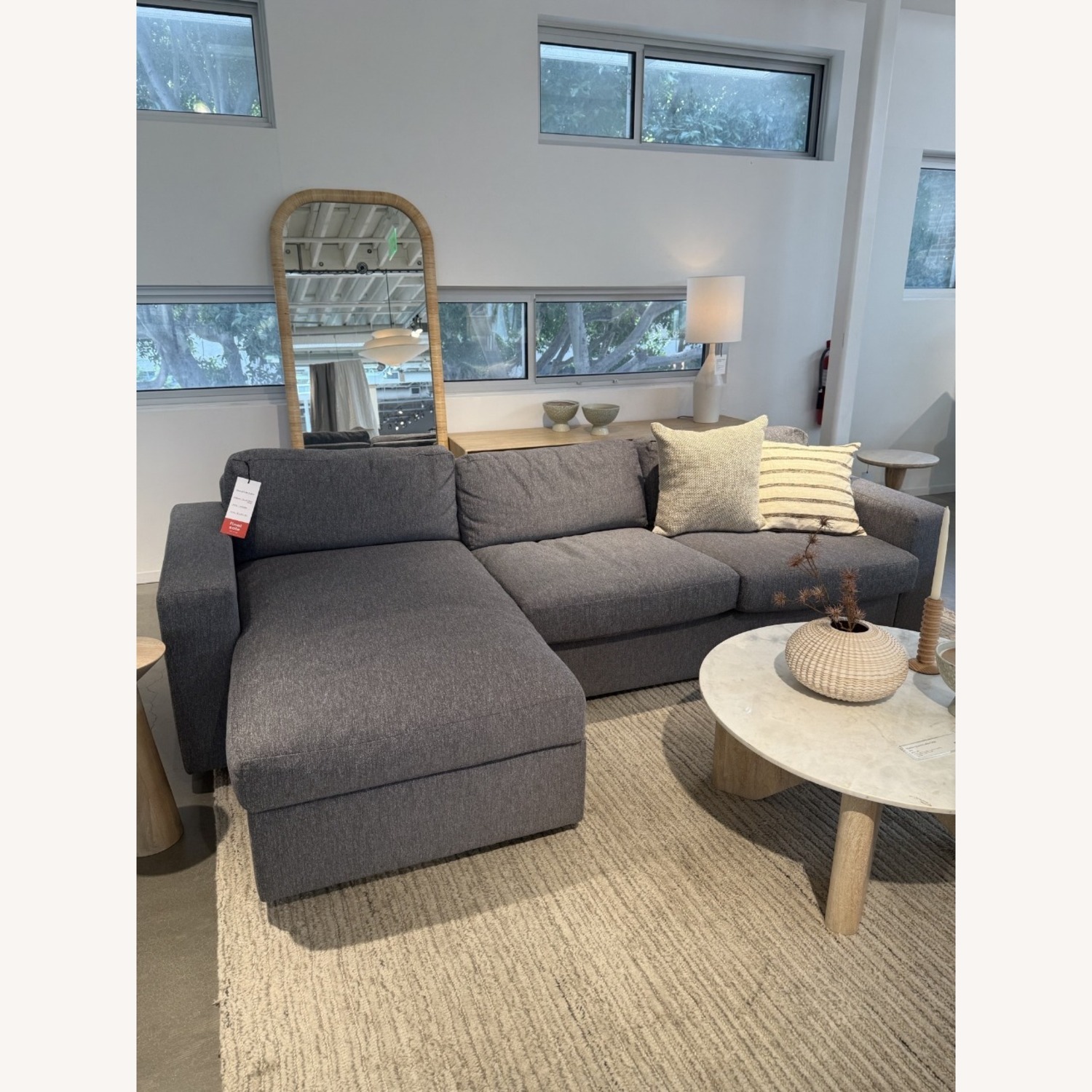 West Elm Urban Performance Chenille Tweed Right - image-5