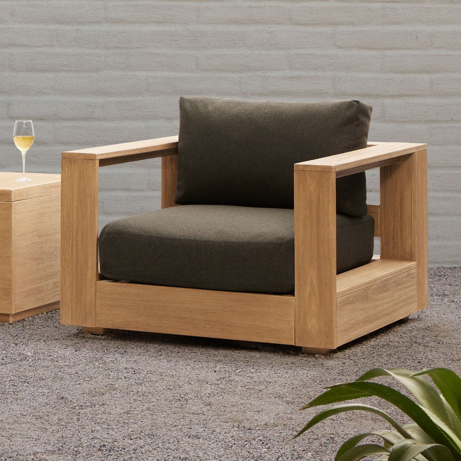 West Elm Telluride Outdoor Lounge Chair - image-4
